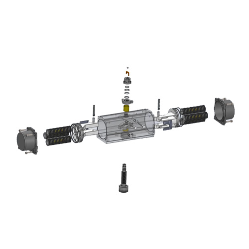 SKE-Y Series High-Frequency Dual Scotch-Yoke Actuator